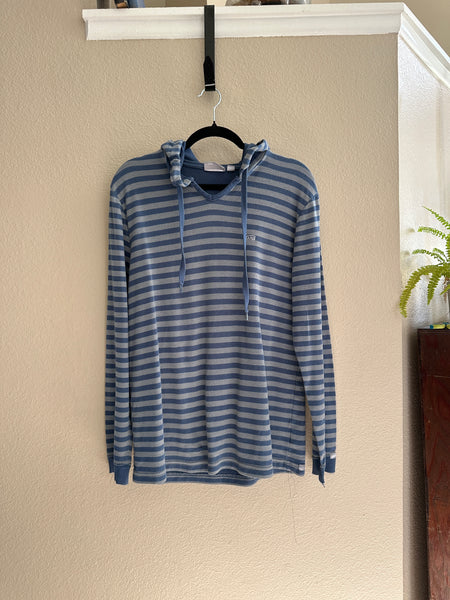 Vans Blue Striped Long Sleeve Shirt