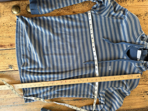 Vans Blue Striped Long Sleeve Shirt