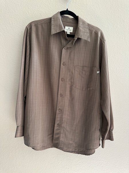 Solitude Brown Button Down Shirt