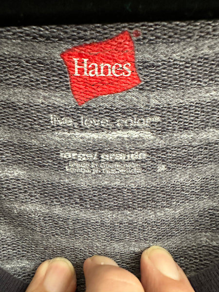 Hanes Blue Striped Blouse