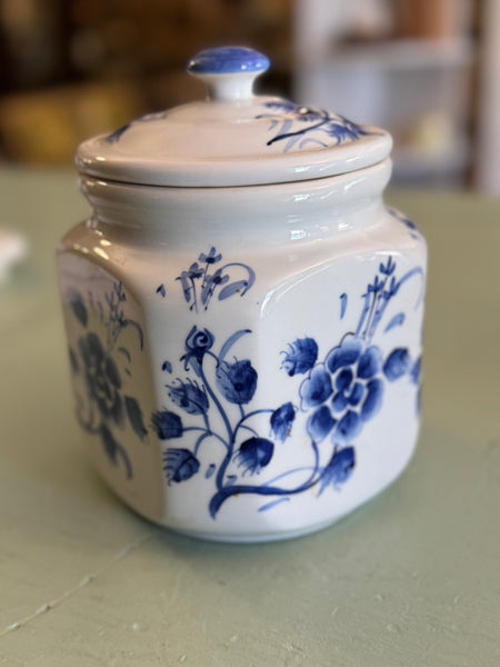 Vintage Hand Painted Thai Canister