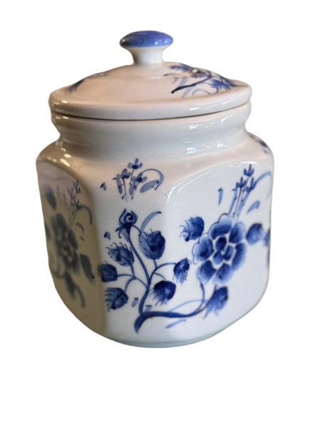 Vintage Hand Painted Thai Canister