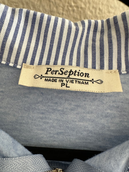 PerSeption Blue Blouse