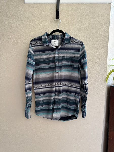 On The Byas Striped Long Sleeve Shirt