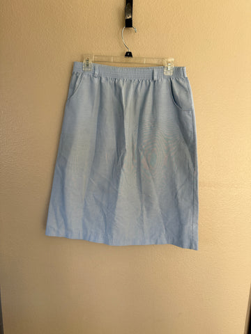 Vintage Ermane light blue Pencil skirt with pockets