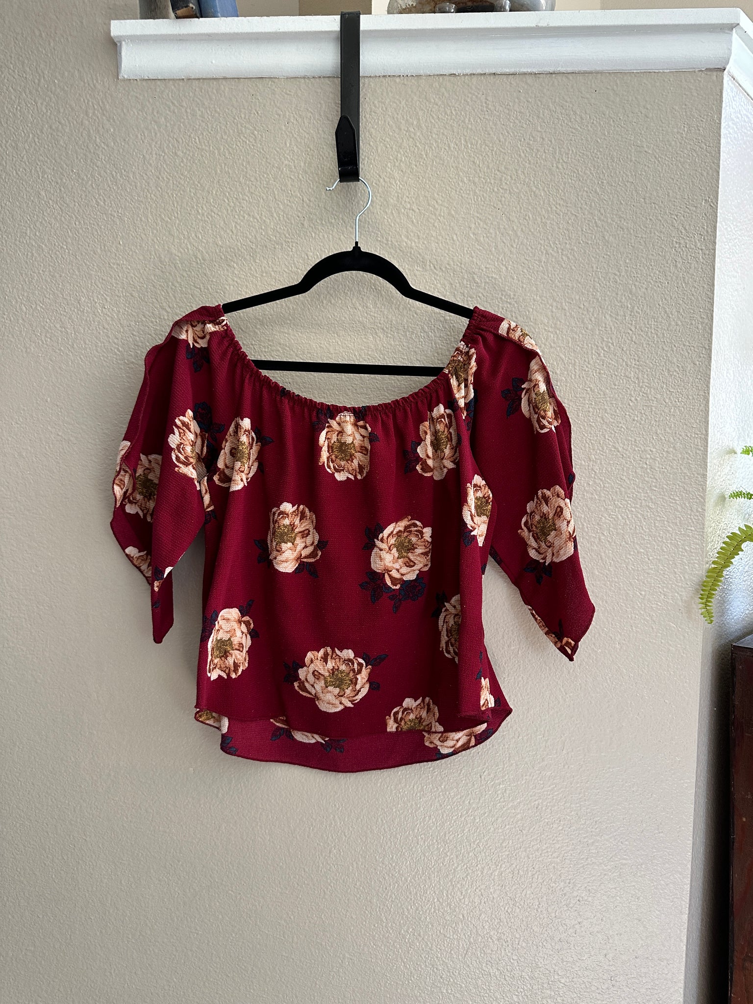 Vivace Red Floral Blouse