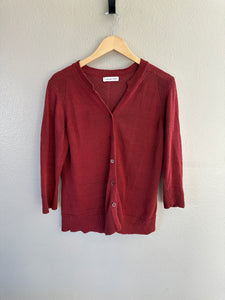 Vintage Coldwater Creek Rust Cardigan Sweater