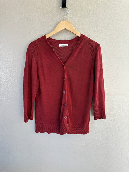 Vintage Coldwater Creek Rust Cardigan Sweater