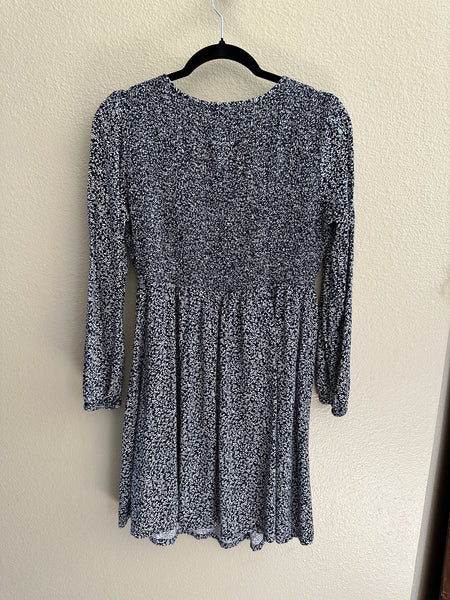 Old Navy Blue Floral Dress