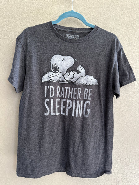 Peanuts I'd Rather Be Sleeping Graphic T-Shirt