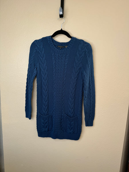 Jeanne Pierre Blue Long Sweater