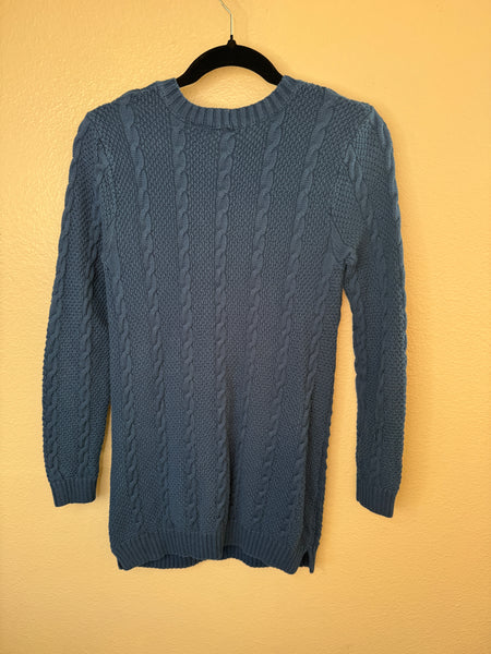 Jeanne Pierre Blue Long Sweater