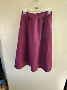 Vintage Maroon Skirt