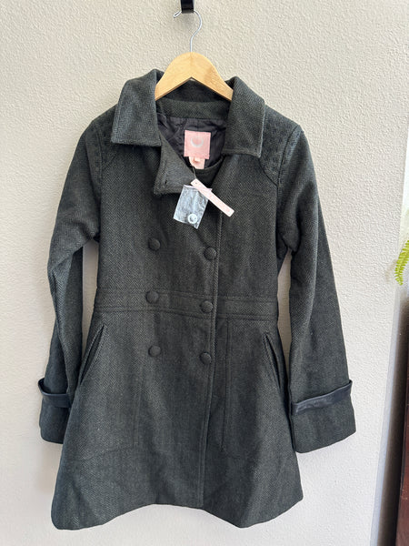 Stussy Black Peacoat-NWT