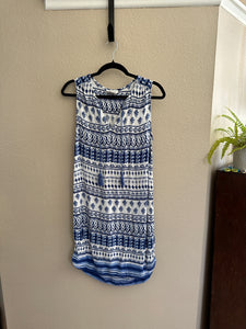 Beach Lunch Lounge Blue Dress