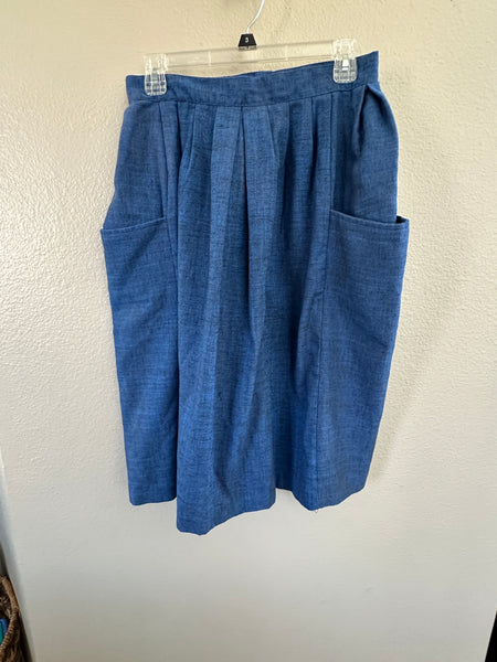 Vintage Mid Length Skirt with pockets