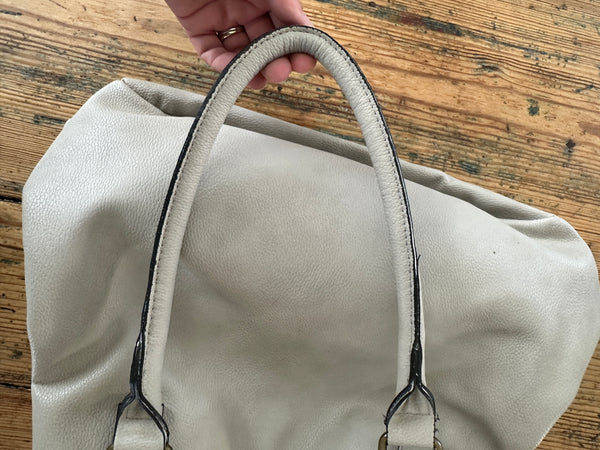 Off White Shoulder Purse