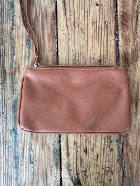 Small Brown Wrist Purse