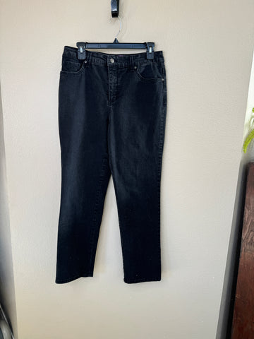 Gloria Vanderbilt Black Amanda Slim Jeans