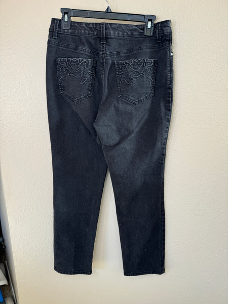 Gloria Vanderbilt Black Amanda Slim Jeans