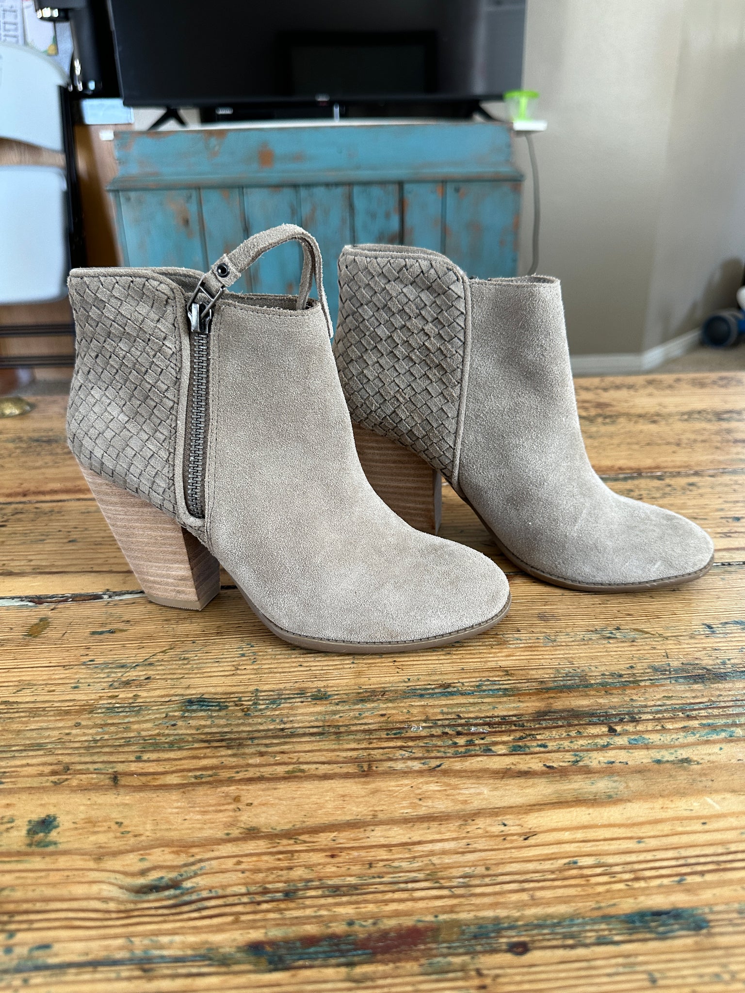 Sole Society Brown Booties