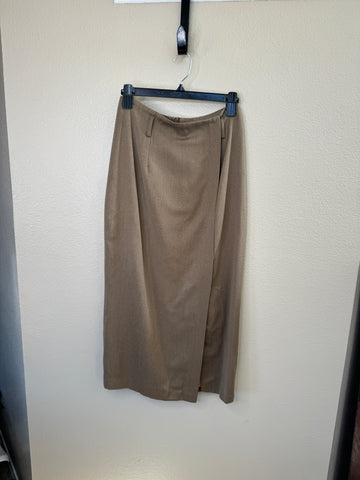 Vintage Casual Corner Women's Tan Long Skirt