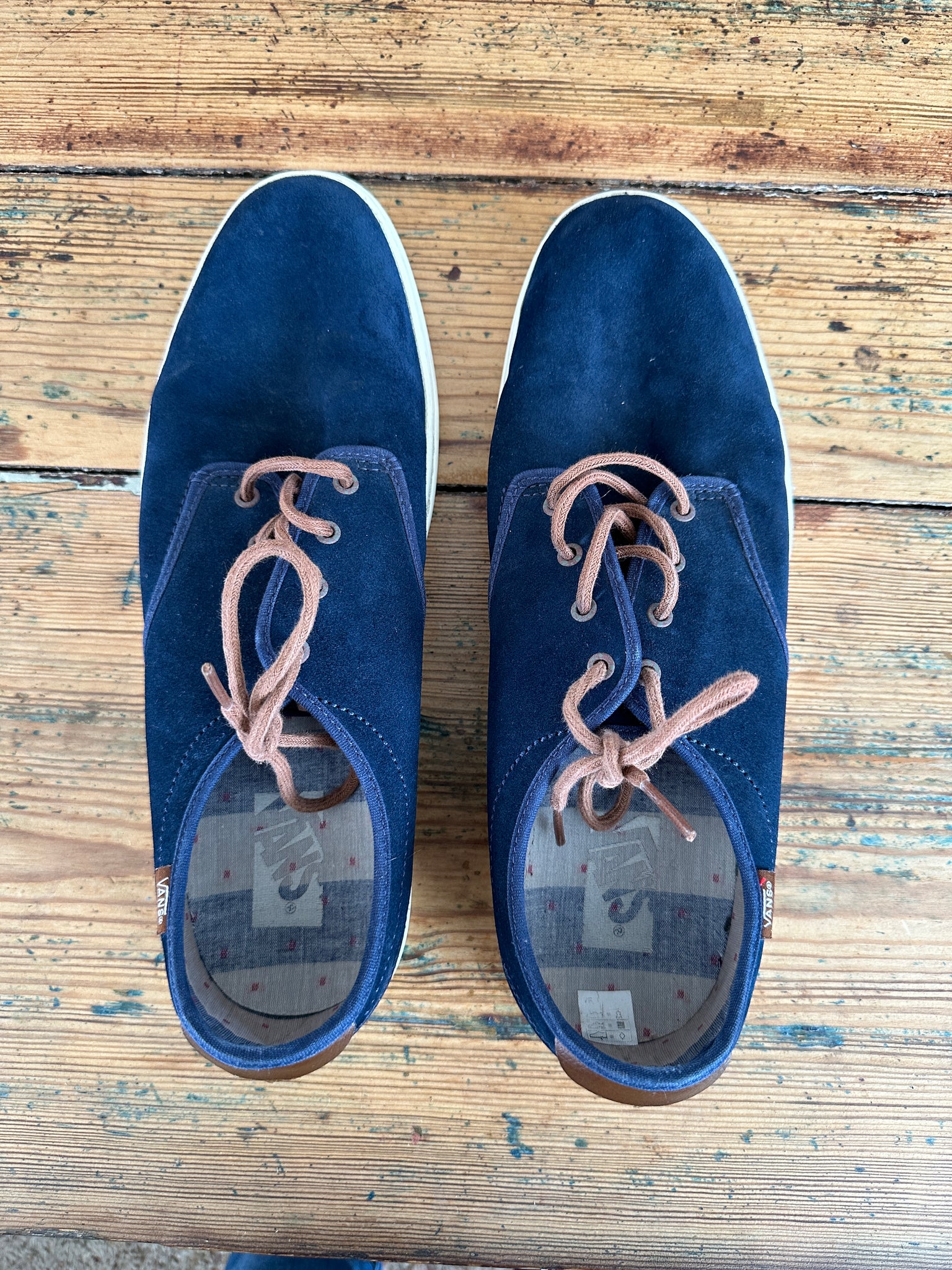 Vans Blue Suede Sneakers