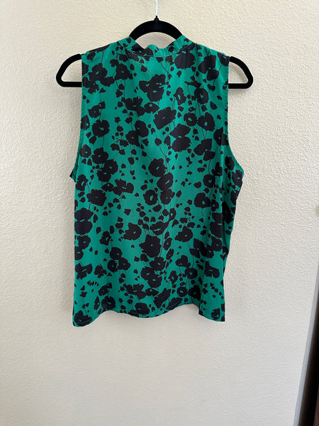 Worthington Green Sleeveless Blouse