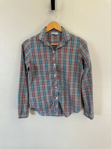 Vintage Nordstrom Town Square Plaid Blouse