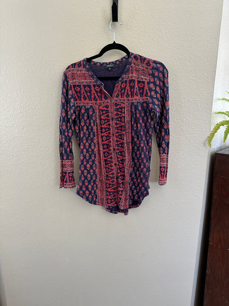 Lucky Brand Long Sleeve Blouse