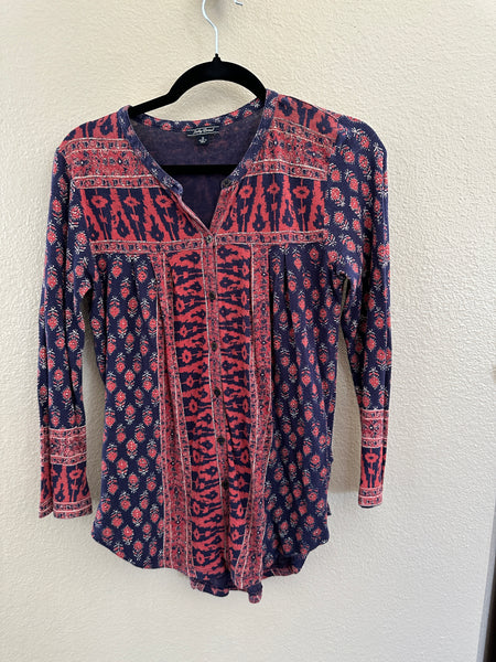 Lucky Brand Long Sleeve Blouse