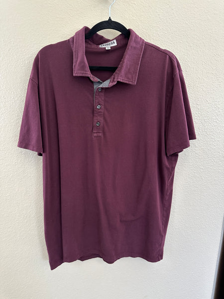 Express Stretch Maroon Polo