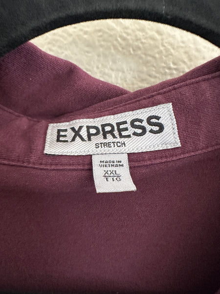 Express Stretch Maroon Polo