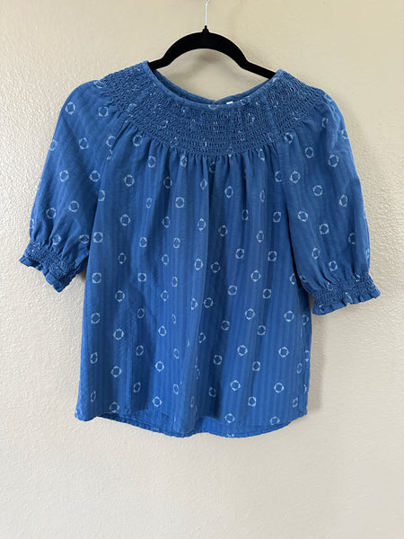 Sonoma Women's Blue Shortsleeve Blouse