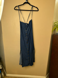 Women's Denim Spaghetti Strap Dress