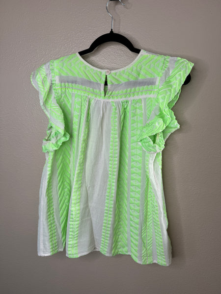 Devotion Twins Women's Sxinousa Green Sleeveless Blouse