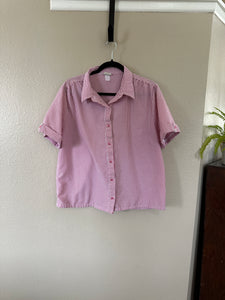 Vintage Bocabay Womens's Pink Blouse 