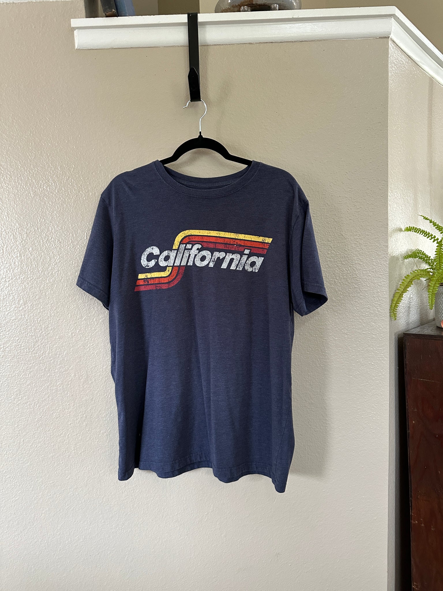 State of Mine Men's Blue California Graphic T-Shirt