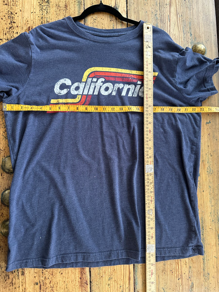 State of Mine Men's Blue California Graphic T-Shirt