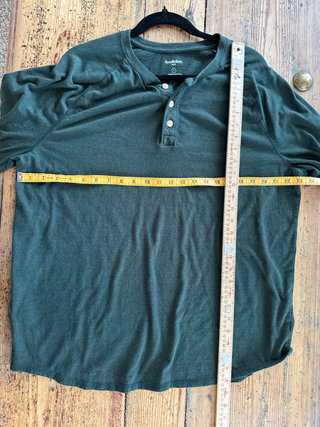 Goodfellow Men's Green Long Sleeve Shirt