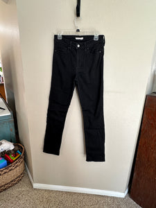 Levis Black 724 High Rise Straight