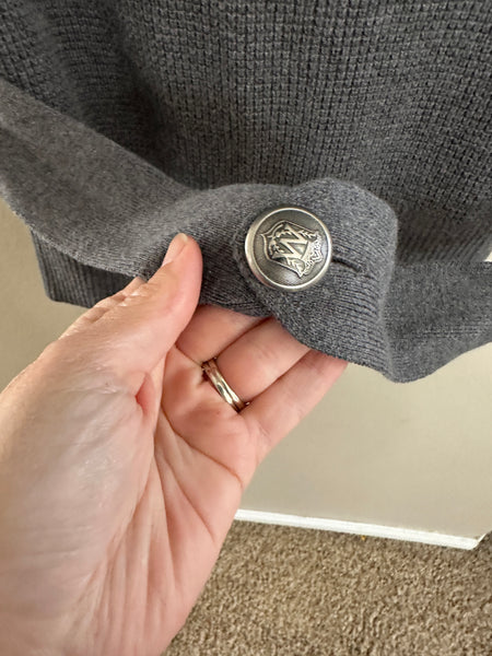 Club Monaco Gray Short Sleeve Sweater