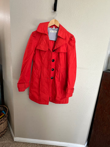 Vintage Steve Madden Red Raincoat