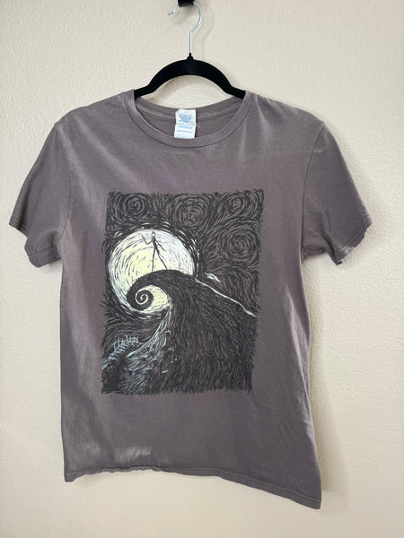 Nightmare Before Christmas Women's Gray Shirt