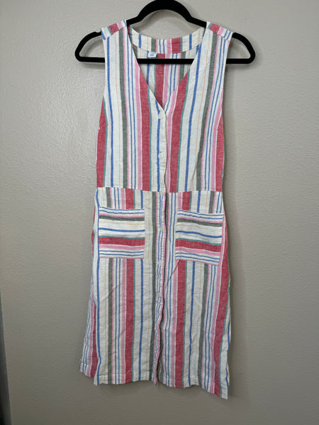 Old Navy Women's Linen Striped Dress