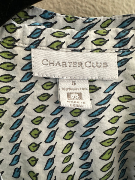 Charter Club Women's Sleeveless Blouse