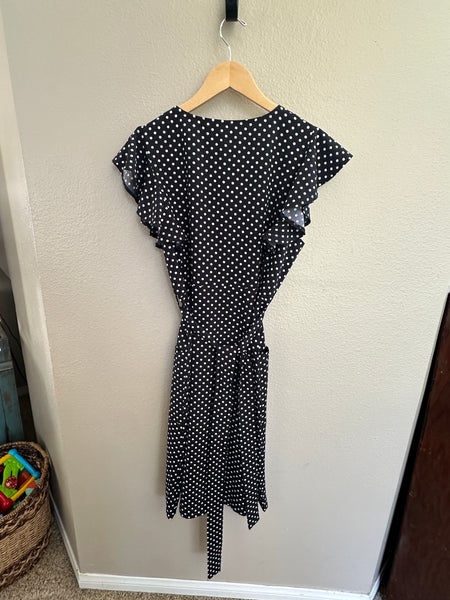 Black and White Polka Dot Dress