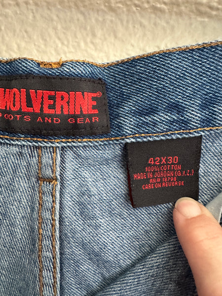 Wolverine Men's Straight Leg Cargo Jeans