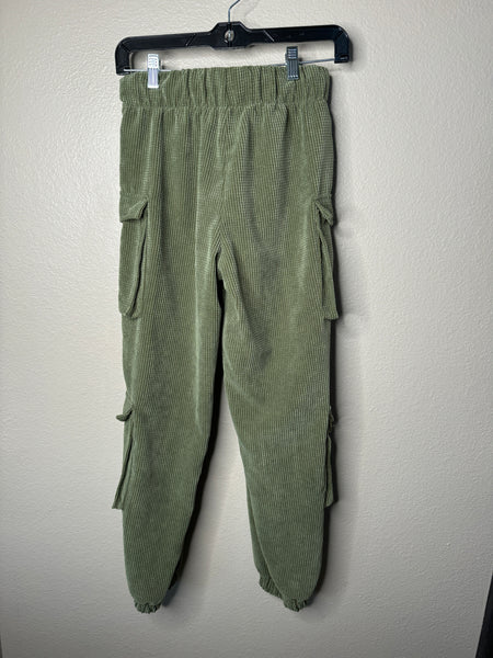 Forever 21 Women's Green Cargo Joggers