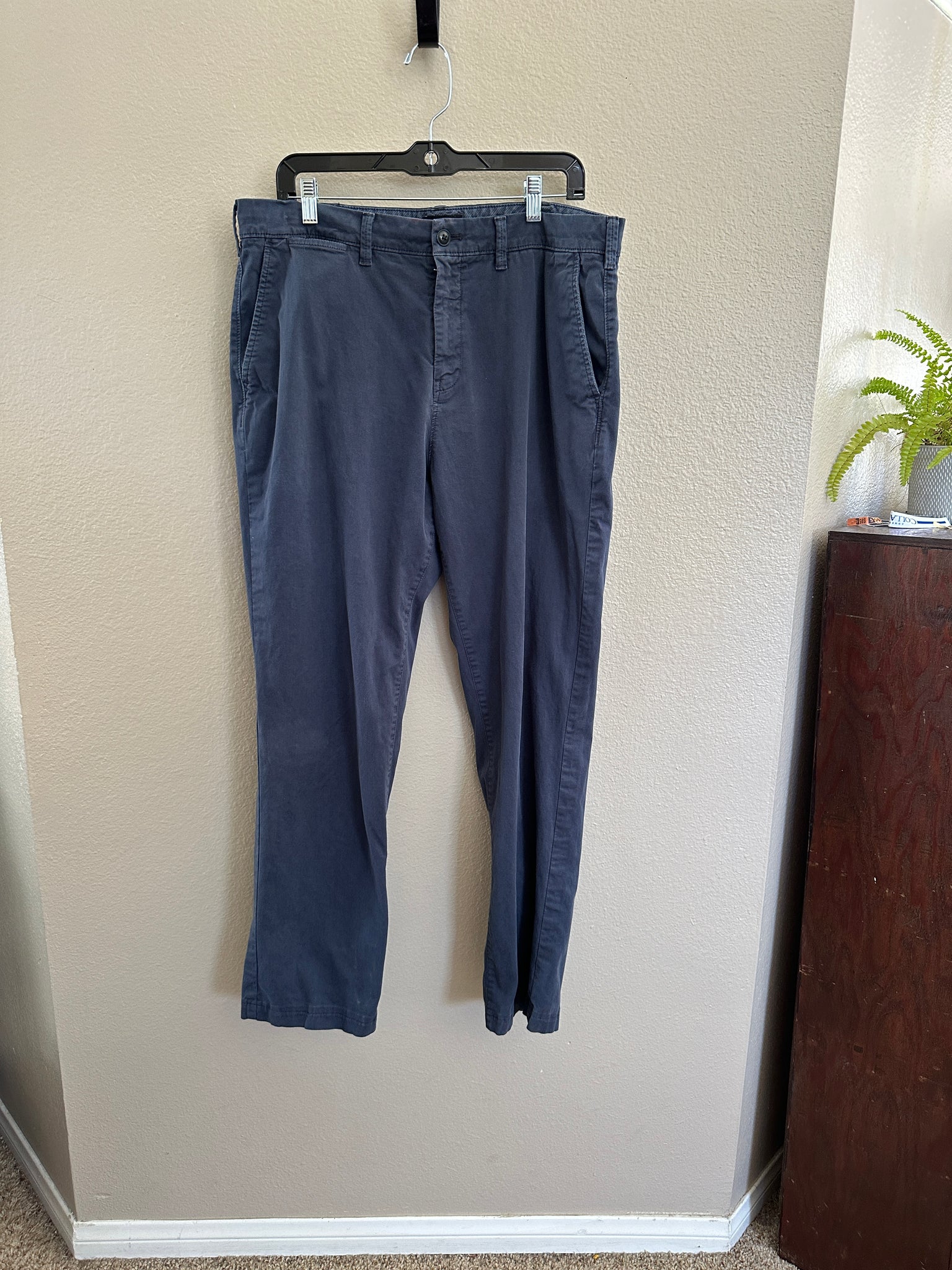 Express Men's Blue Straight Leg Pants